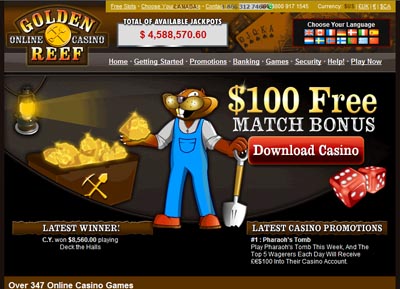  Visit Golden Reef Casino